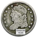 1829-1837 Capped Bust Half Dimes Avg Circ