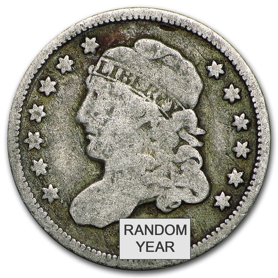 1829-1837 Capped Bust Half Dimes Avg Circ