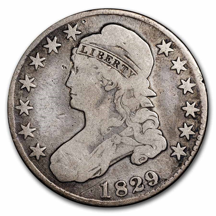 1829/7 Bust Half Dollar Fine