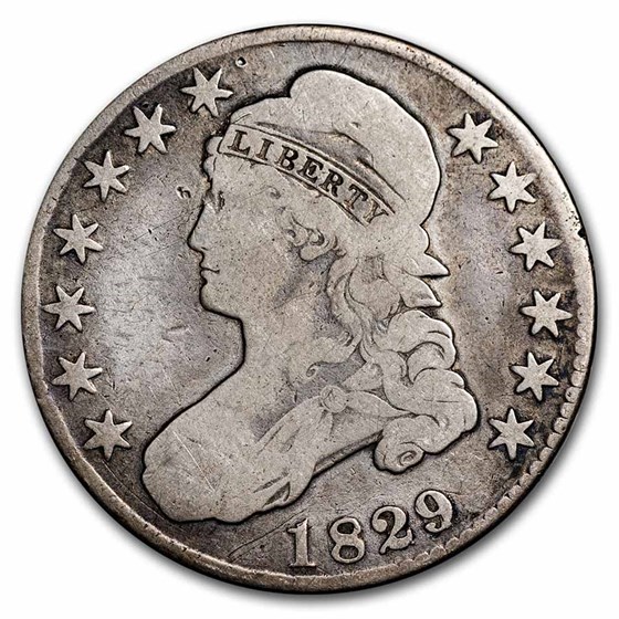 1829/7 Bust Half Dollar Fine 1829/7 Bust Half Dollar Fine