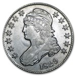 1829 Bust Half Dollar AU (Sm Letters)