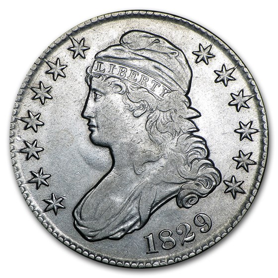 1829 Bust Half Dollar AU (Sm Letters) 1829 Bust Half Dollar AU (Sm Letters)