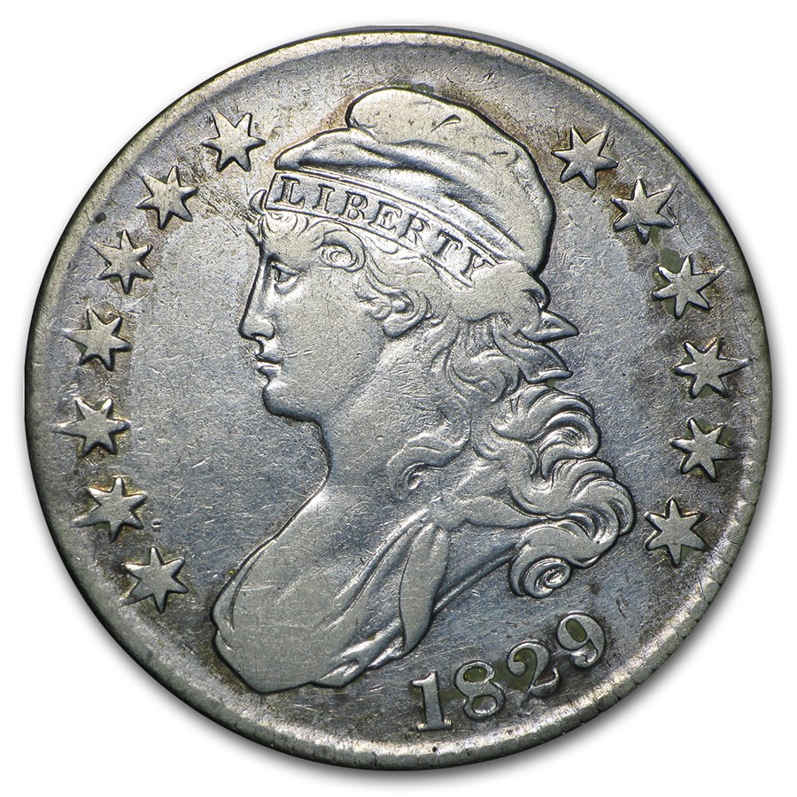 1829 Bust Half Dollar VF (Sm Letters)