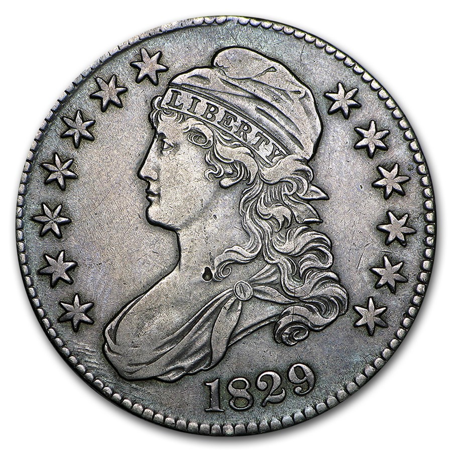 1829 Bust Half Dollar XF (Sm Letters)