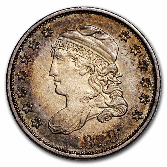 1829 Capped Bust Half Dime AU 1829 Capped Bust Half Dime AU