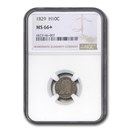 1829 Capped Bust Half Dime MS-66+ NGC