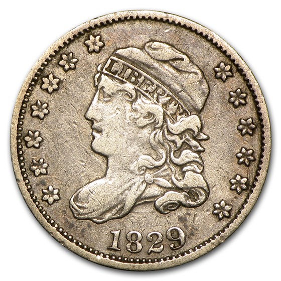 1829 Capped Bust Half Dime VF 1829 Capped Bust Half Dime VF