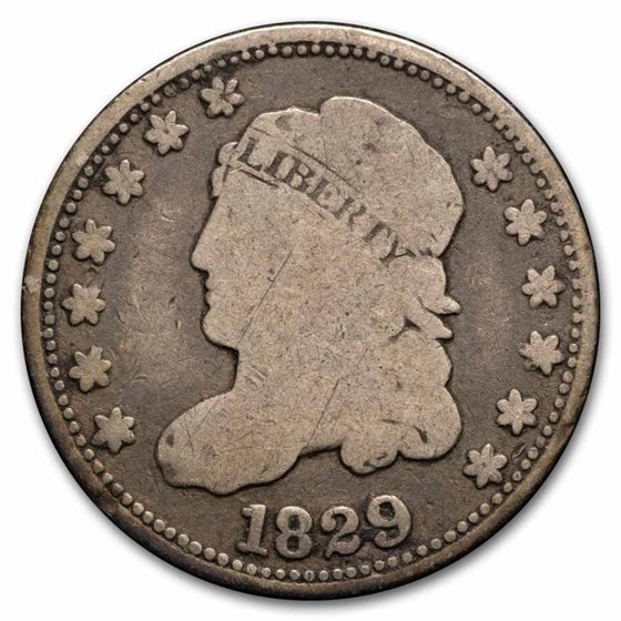 1829 Capped Bust Half Dime VG 1829 Capped Bust Half Dime VG