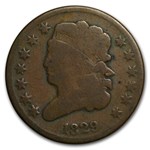 1829 Half Cent Good