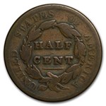 1829 Half Cent Good