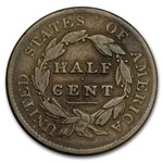 1829 Half Cent VG