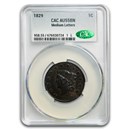 1829 Large Cent Large Letters AU-55 CACG