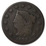 1829 Large Cent Large Letters Good
