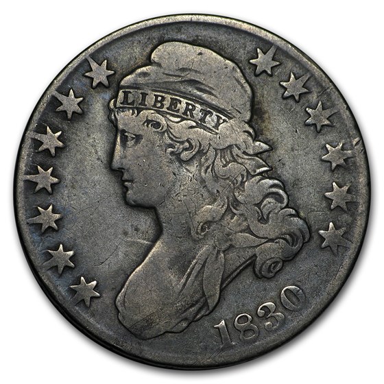 1830 Bust Half Dollar Fine (Small 0) 1830 Bust Half Dollar Fine (Small 0)