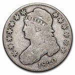 1830 Bust Half Dollar Good (Large 0)