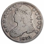 1830 Bust Half Dollar Good (Small 0)