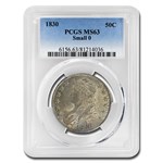 1830 Bust Half Dollar MS-63 PCGS (Small 0)