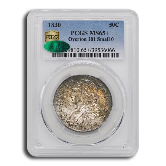 1830 Bust Half Dollar MS-65+ PCGS CAC (O-101, Small 0)