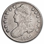 1830 Bust Half Dollar VF (Small 0)