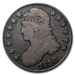 1830 Bust Half Dollar VG (Small 0)