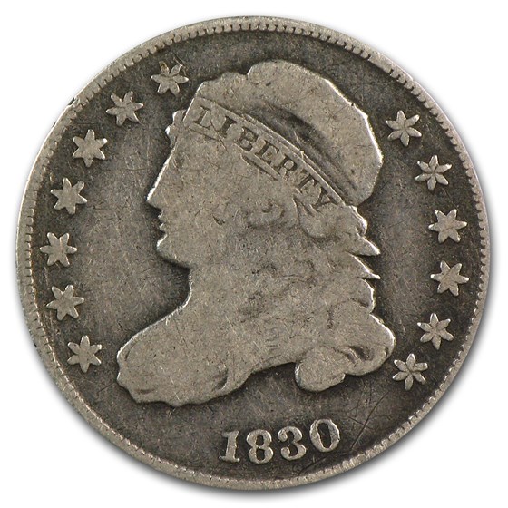 1830 Capped Bust Dime Fine 1830 Capped Bust Dime Fine