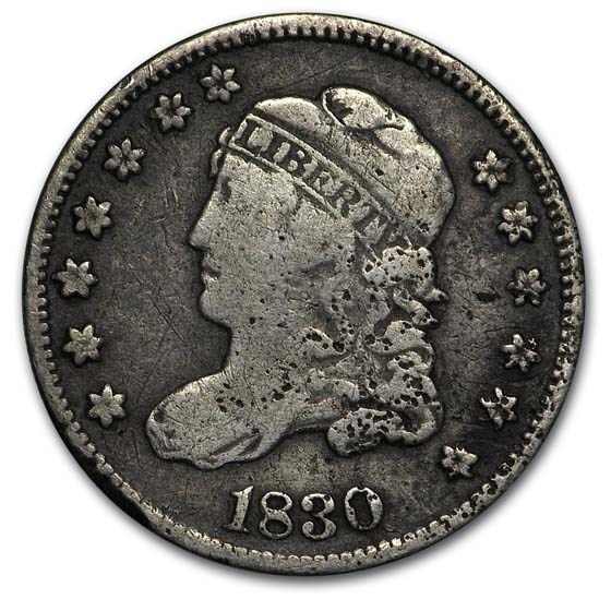 1830 Capped Bust Half Dime VF 1830 Capped Bust Half Dime VF