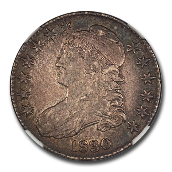 1830 Capped Bust Half Dollar AU-55 NGC CAC 1830 Capped Bust Half Dollar AU-55 NGC CAC