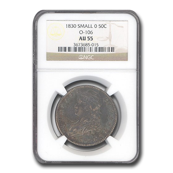 1830 Capped Bust Half Dollar AU-55 NGC 1830 Capped Bust Half Dollar AU-55 NGC