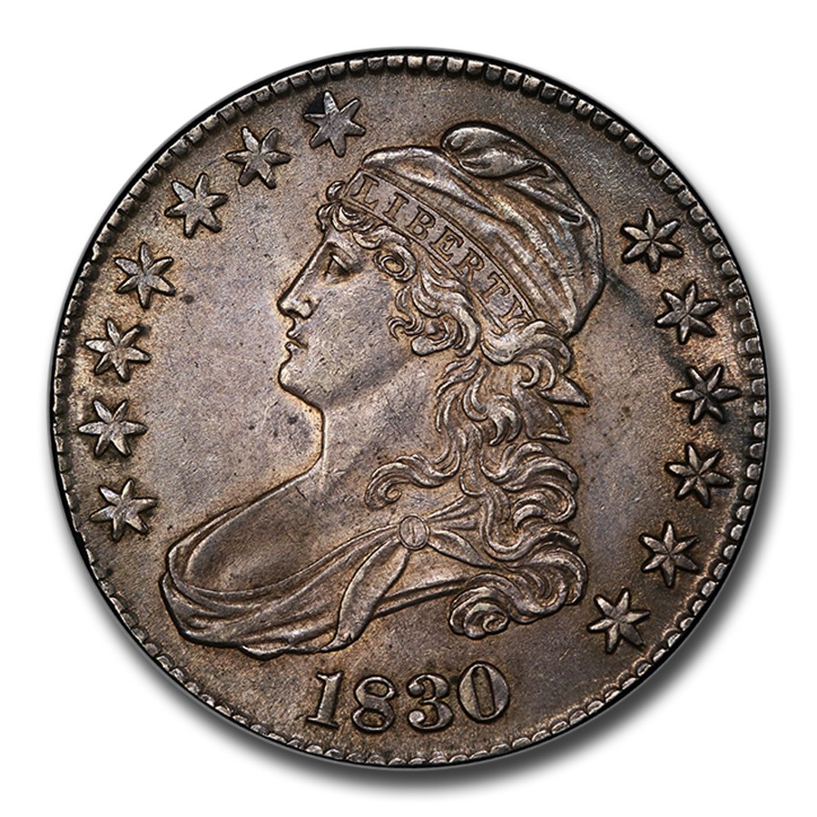 1830 Capped Bust Half Dollar MS-61 PCGS