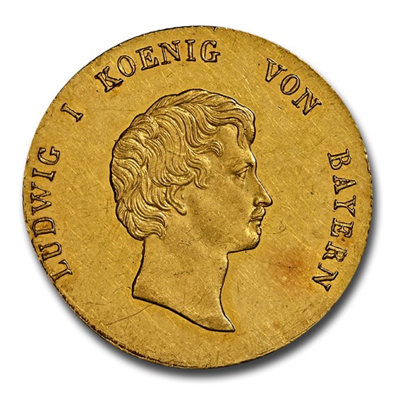 1830 Germany Gold Ducat Ludwig I MS-62 NGC (Bavaria) 1830 Germany Gold Ducat Ludwig I MS-62 NGC (Bavaria)