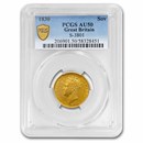 1830 Great Britain Gold Sovereign George IV AU-50 PCGS