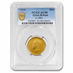 1830 Great Britain Gold Sovereign George IV AU-50 PCGS