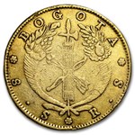 1830-RS Colombia Gold 8 Escudos XF
