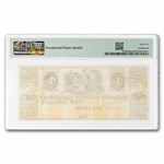 1830s $1 Miller's Bank of Washtenaw, Ann Arbor MI CU-65 EPQ PMG