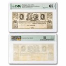 1830s $1 Miller's Bank of Washtenaw, Ann Arbor MI CU-65 EPQ PMG