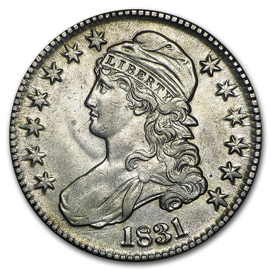1831 Bust Half Dollar AU