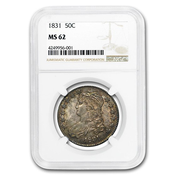 1831 Bust Half Dollar MS-62 NGC 1831 Bust Half Dollar MS-62 NGC