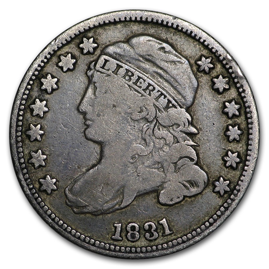 1831 Capped Bust Dime VF