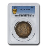 1831 Capped Bust Half Dollar MS-66 PCGS