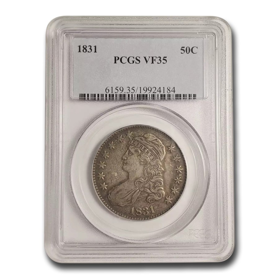 1831 Capped Bust Half Dollar VF-35 PCGS