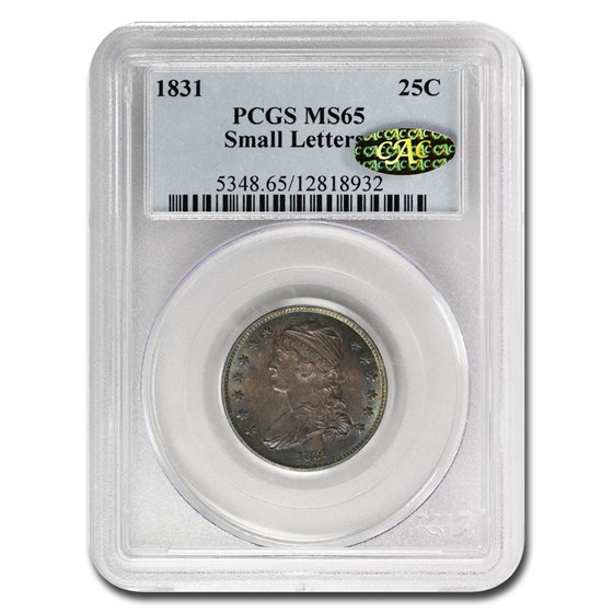 1831 Capped Bust Quarter MS-65 PCGS