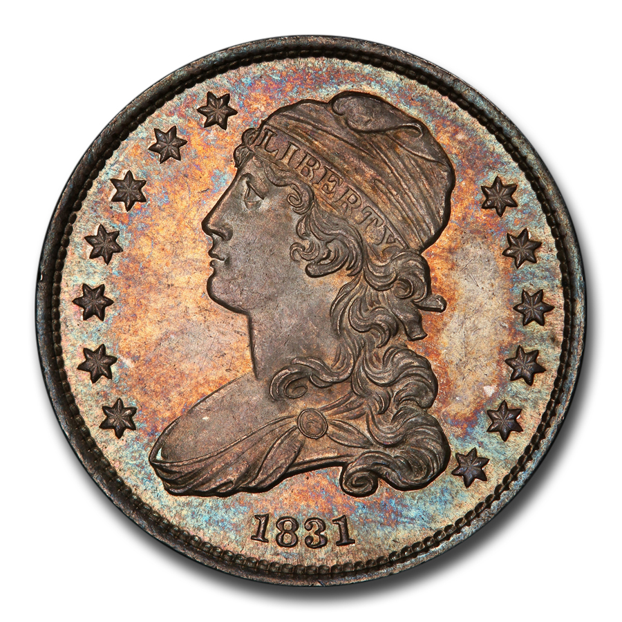 1831 (None) Phil Capped Bust Quarter Small Letters Value - APMEX
