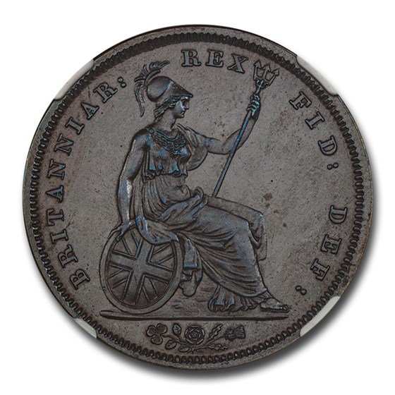 Buy 1831 Great Britain Bronzed Penny William IV PF65 Cameo NGC APMEX