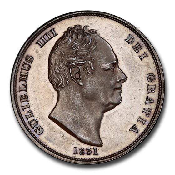 1831 Great Britain Penny William IV PR-63 PCGS 1831 Great Britain Penny William IV PR-63 PCGS