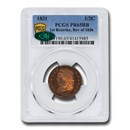 1831 Half Cent PR-65 PCGS CAC (RB, 1st Restrike Rev of 1836)
