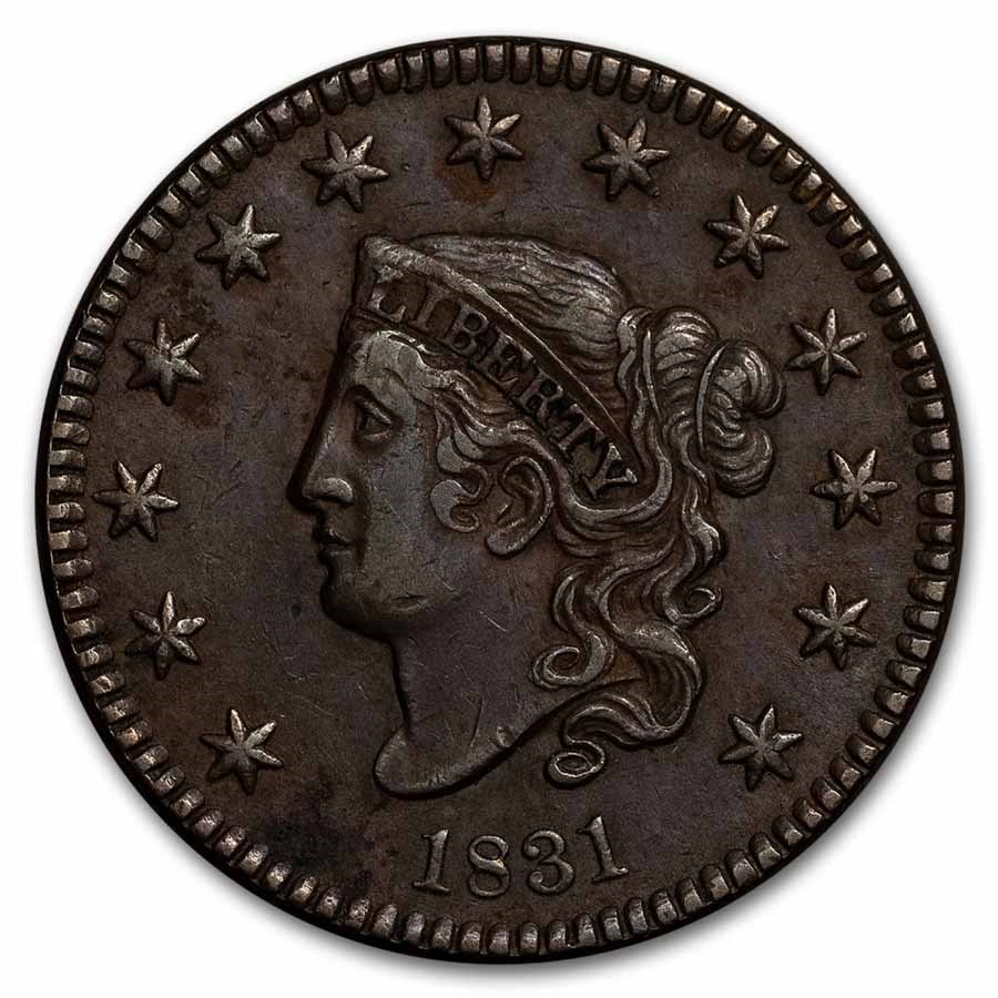 Buy 1831 Large Cent Lg Letters AU | APMEX
