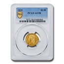 1832 $2.50 Capped Bust Gold Quarter Eagle AU-58 PCGS