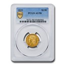 1832 $2.50 Capped Bust Gold Quarter Eagle AU-58 PCGS