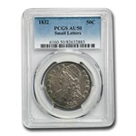 1832 Bust Half Dollar AU-50 PCGS (Sm Letters)