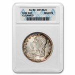 1832 Bust Half Dollar AU-58 (Sm Letters) Details